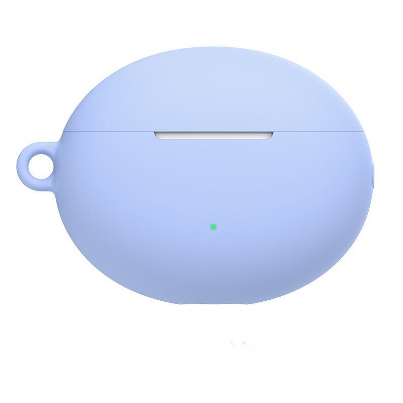 

Для Xiaomi Redmibuds 4 active защитный чехол для наушников милый силиконовый чехол однотонный силиконовый чехол для Redmibuds 4 active светло-синий