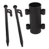 Camping Tent Rod Holder Iron Rust Protection Space Saving Easy Installation Portable Outdoor Awning