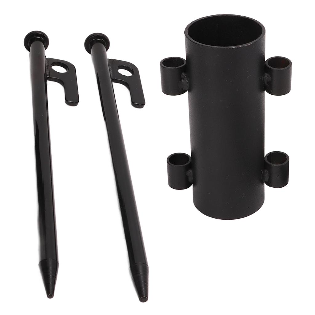 Camping Tent Rod Holder Iron Rust Protection Space Saving Easy Installation Portable Outdoor Awning