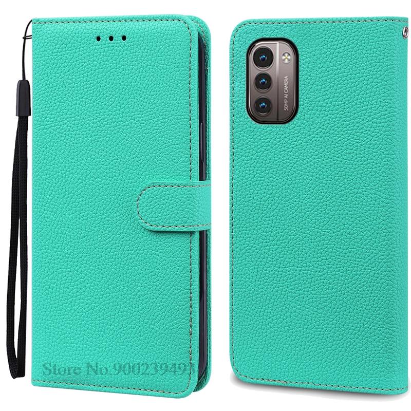 

Для Nokia G21 чехол Nokia G11 кожаный чехол-кошелек флип для Nokia G21 чехол G11 чехол для телефона книжка чехол Coque Fundas Bumper For Nokia G21 (G11) небесно-голубой