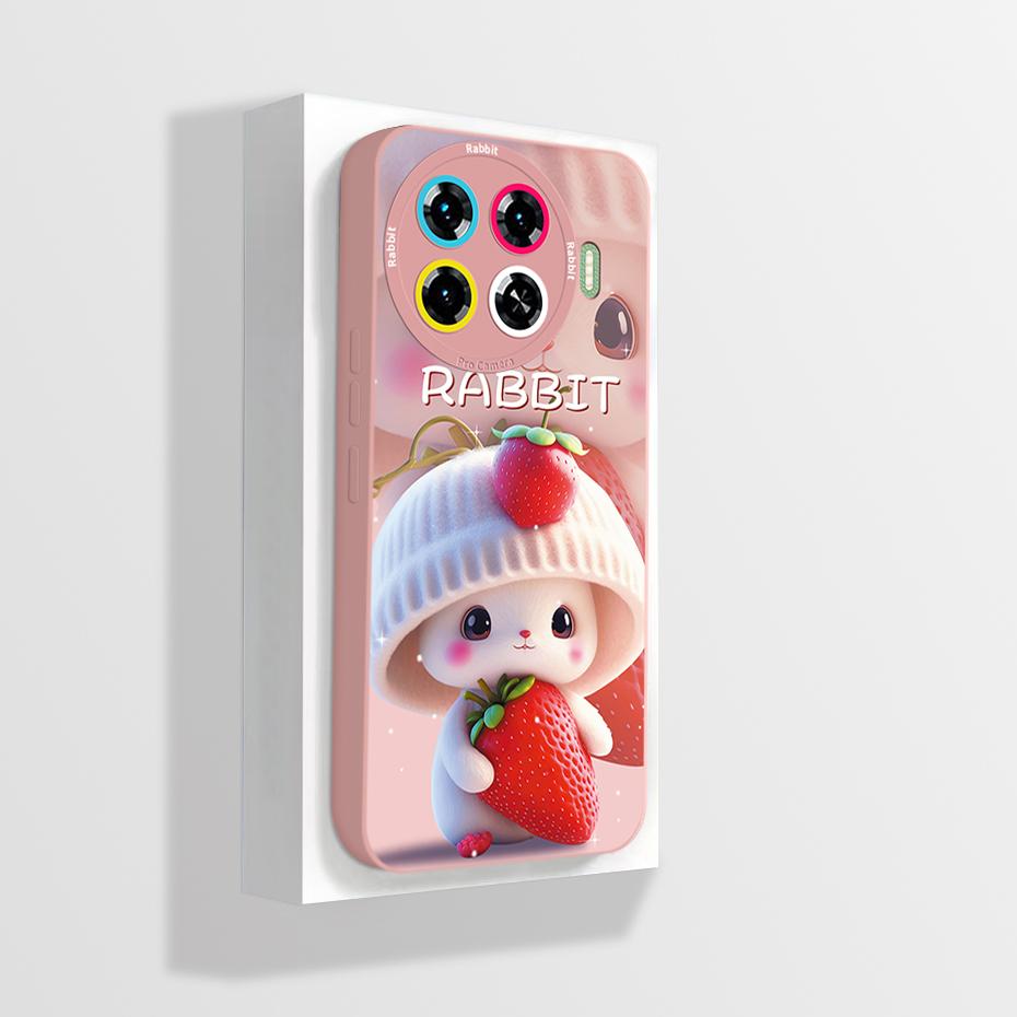 Case For Tecno Spark 20 Pro Plus 4G Phone Cover Cute Astronaut Soft Liquid Silicone Bumper Shell For Tecno Spark20ProPlus Fundas
