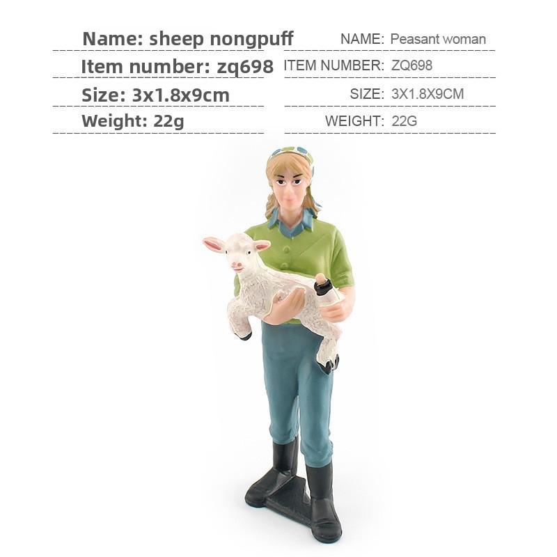 Simulated Diver Veterinarian Farmer Worker Postal Worker Toy Model Ornament For Collectors And Play