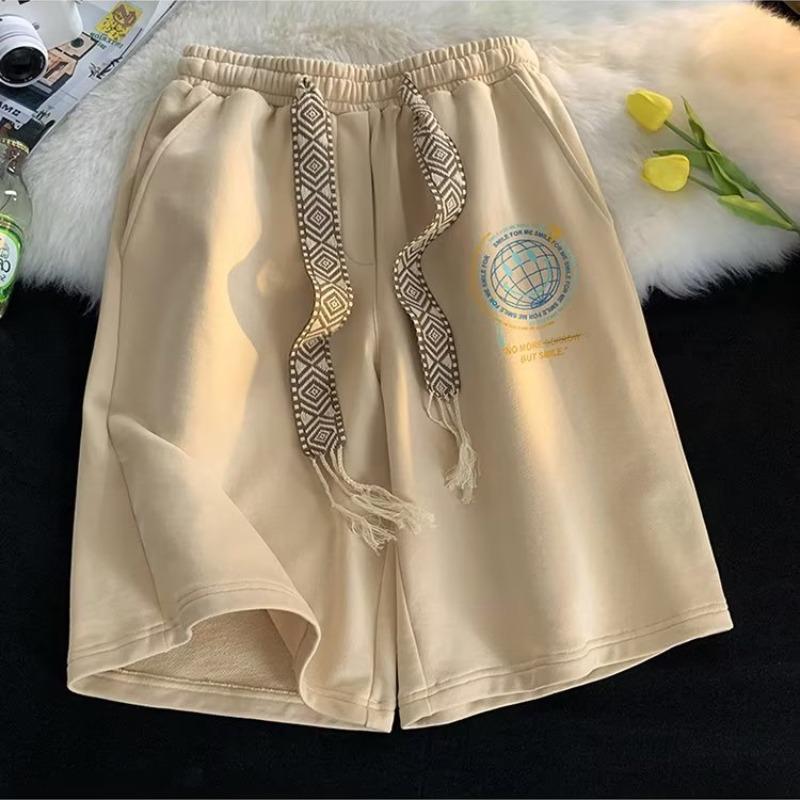 

Пятиточечные шорты для мальчиков, летние, новые, модные, брендовые, свободные, прямые, с принтом в виде смайликов, повседневные спортивные брюки для улицы 5XL абрикосовый