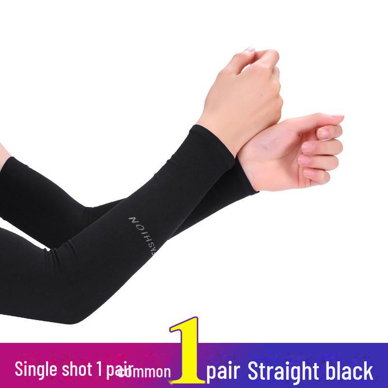 Ice Silk Sun Protection Arm Sleeves for Men & Women - UV Guard, Thin Driving & Cycling Gloves