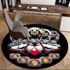 1pc Power Rangers Zodiac Ranger Round Carpet - Anime Design Office Chair Mat