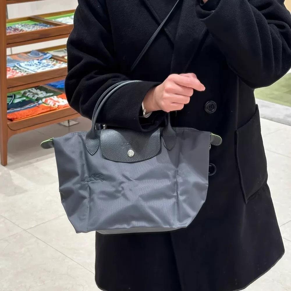 

Сумка-тоут Longxiang Classic из нейлона, ручная, вышитая, большой вместимости, водонепроницаемая, складная, на одно плечо 23*22*14