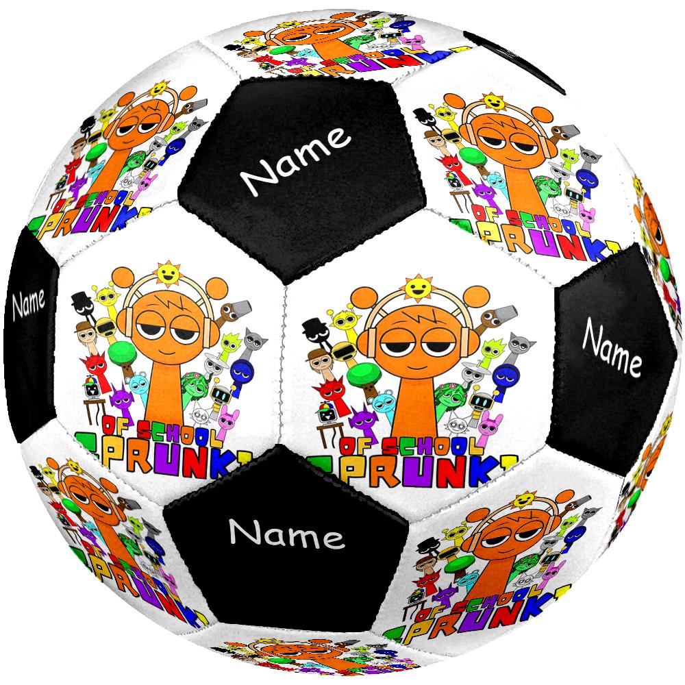 Custom Name Sprunki Theme Size 5 Soccer Ball, Suitable for Both Indoor and Outdoor Matches, a Gift Suitable for Everyone.