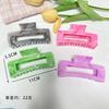 New Hot-Selling Imitation Marble Square Hair Clip Hair Accessory Summer Fashion Updo Back of Head Vacation Shark Clip