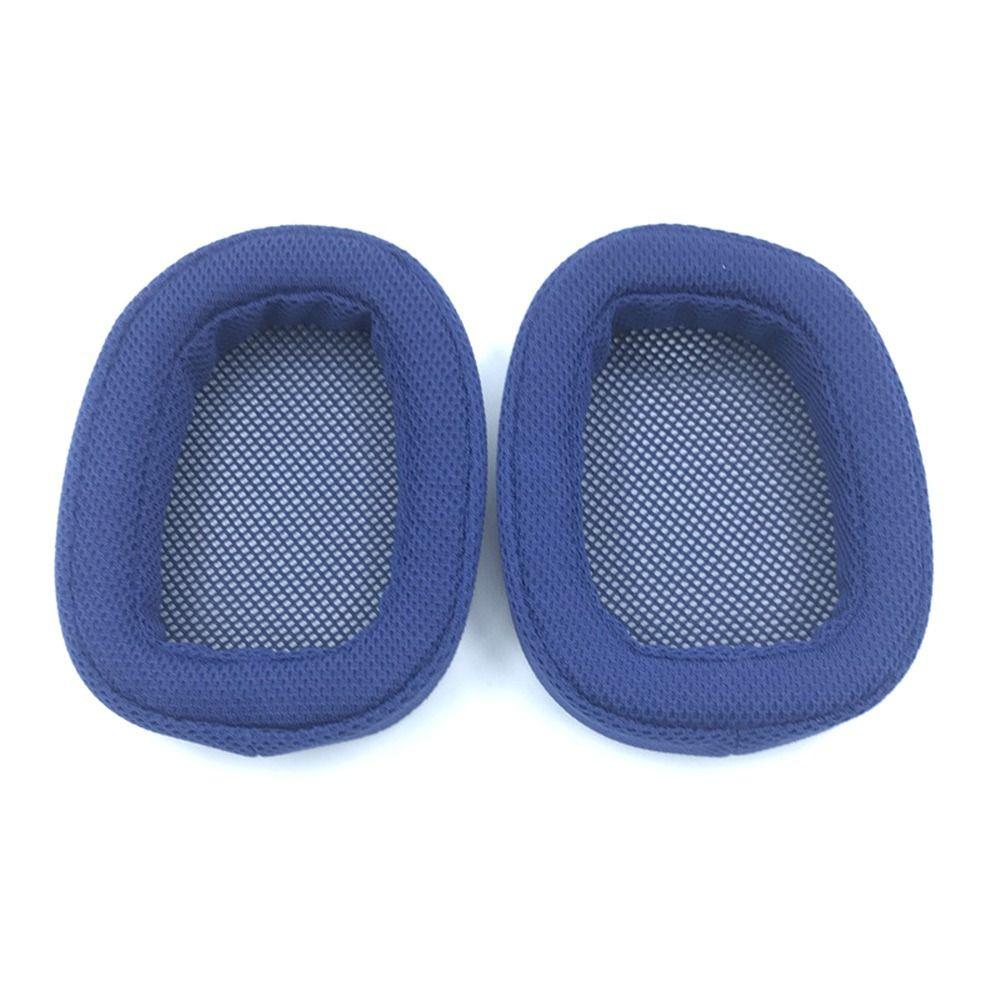 

1 пара сменных амбушюр для гарнитуры, аксессуары для наушников, чехол для наушников, амбушюры, подушечки для ушей Blue-Net Cloth