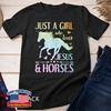Jesus and Horses Christian Horse Lover Unisex T-Shirt