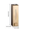 Wall Mounted Manual Soap Dispenser Liquid Hand Soap Dispenser For Bathroom With Visible Window And Durability