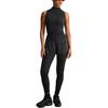 NikeSKIMS Vintage Seamless Mock Neck Bra Top Obsidian Women Tops Black TP-TNK-2954-OBD