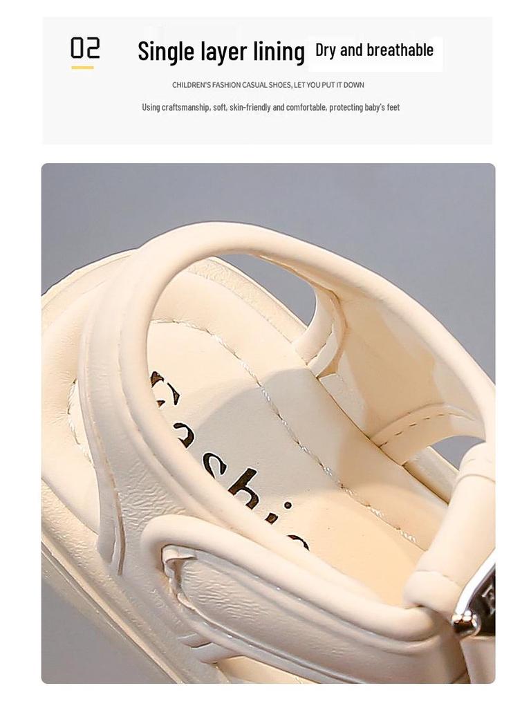 2025 Kids' Summer Soft Sole Sandals: Breathable, Closed-Toe Shoes for Boys & Girls