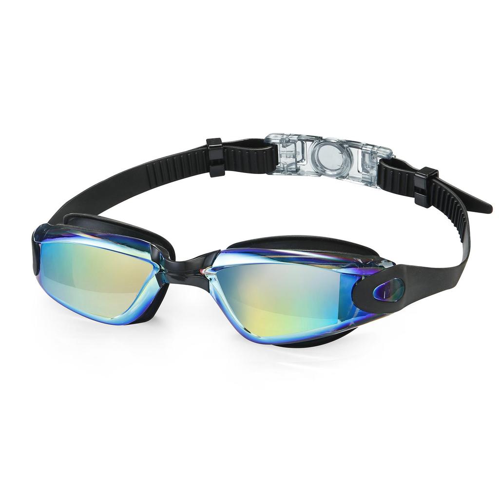 Custom HD Anti-Pinch Swim Cap & Foldable Goggles Set with Nose Clip & Earplugs