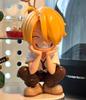 1-3pcs One Piece Anime Figure Sitting Laughing Luffy Action Figures Kawaii Sanji Zoro Figurine Collection Toys Doll Gift Model