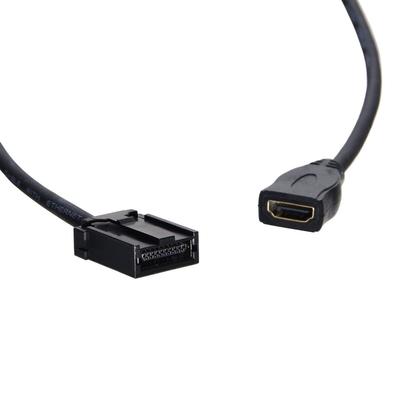 Goods Land (GD-ETYPE) Câble Adaptateur HDMI E Type Mâle A Type Femelle pour Système de Navigation Automobile, 1,2 m (1,5 m)