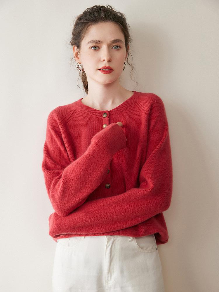 Stylish Soft Knit Cashmere Sweater for Women – Slimming Pullover, 2025 Autumn/Winter Collection