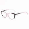 Unisex Ultralight Anti Blue Light Presbyopia Glasses Trends Cat Eye Reading Glasses HD Far Sight Eyeglasses with Plus Diopters