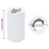 VidaXL Conduit de ventilation aluminium et PVC 6 m Ø20 cm, tuyau d'échappement flexible, conduit de hotte aspirante,, tuyau 4008069