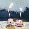 Creative Cartoon LED Foldable Table Lamp - USB Rechargeable Eye-Protecting Book Light