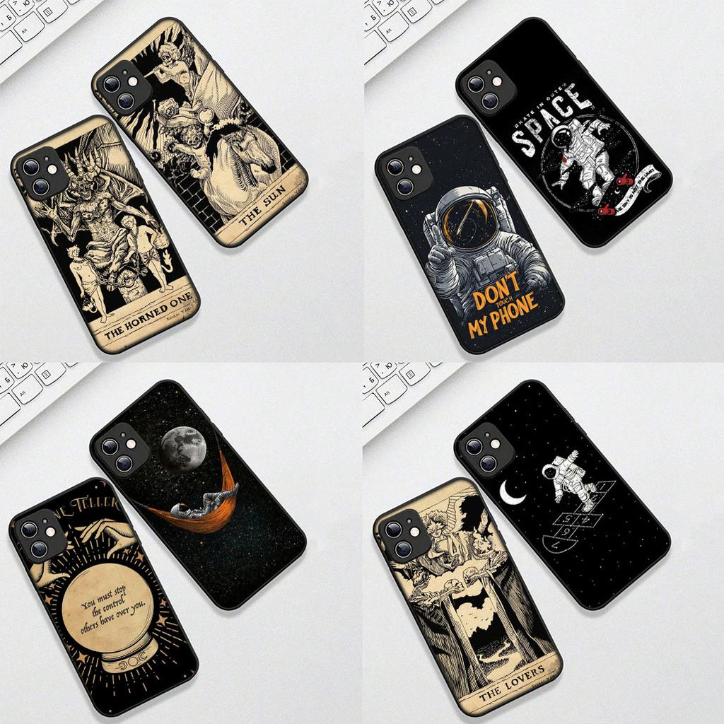 Witch Divination Tarot Moon Astronaut Space Phone Cover for Xiaomi Poco C75 C85 X7 X6 M8 F7 F8 Ultra F6 X8 Pro 5G 4G Case