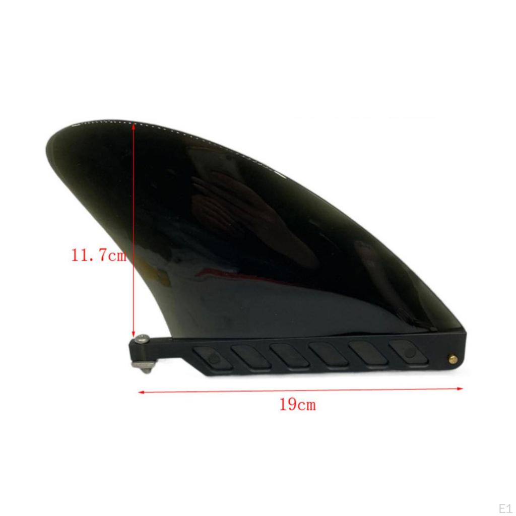 Mittelfinne mit Schraube TPU Stand-Up-Paddleboard Flexibles Gummi für Paddler, Paddleboarding,
