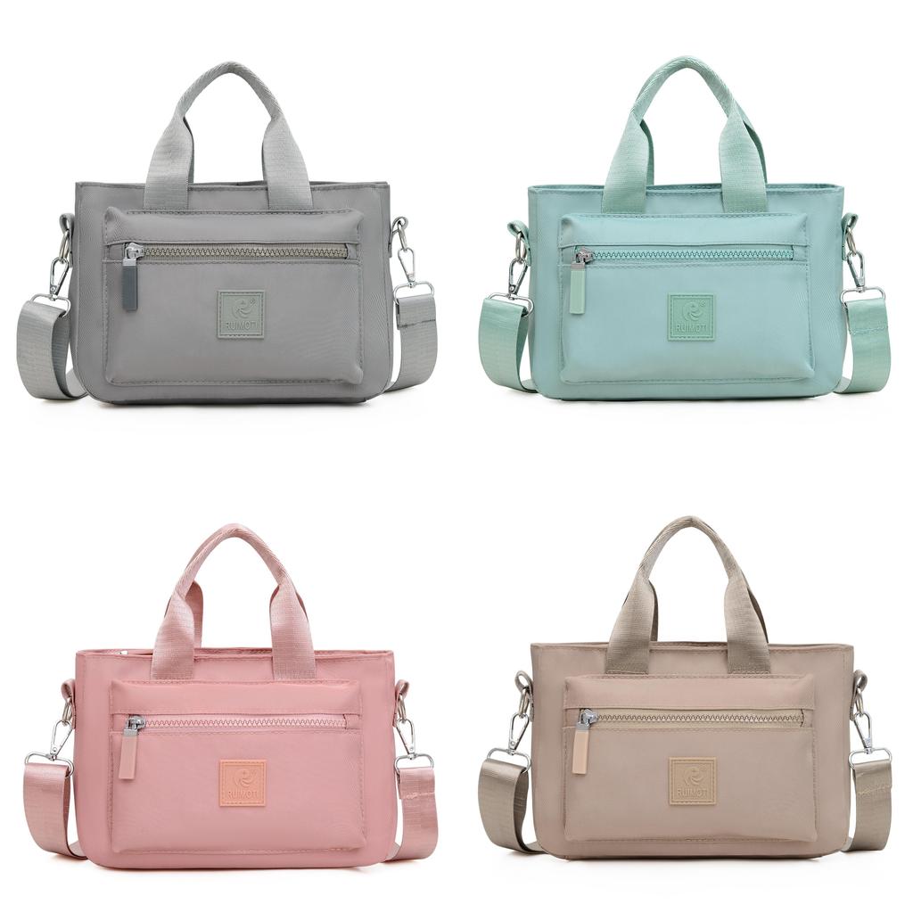 Piccola Borsa a Tracolla in Nylon con Scomparti Multipli per Uso Quotidiano Casual