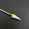 1Pc White Ceremic Nail Drill Bits Ceramic Cuticle Clean Bur Rotary Milling Cutters for Manicure Pedicure Dental Polishing Burs