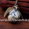 Harry Potter Snitch Pocket Watch Necklace, Harry Potter Multicolor Retro Pocket Watch, Foreign Trade