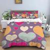 Cartoon Love HD Print Bedding Sett Children King Size Bedding Set Boy Girl's Bed Double Bed Duvet Covers Pillowcase Bedding Se