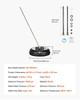 15" Pressure Washer Surface Cleaner 3000 Max PSI Plastic 2 Extended Wands