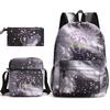 Zaino Katseye con Stampa K-Pop Borsa a Spalla Astuccio Set da 3 Pezzi Set Multifunzionale per Scuola e Viaggio