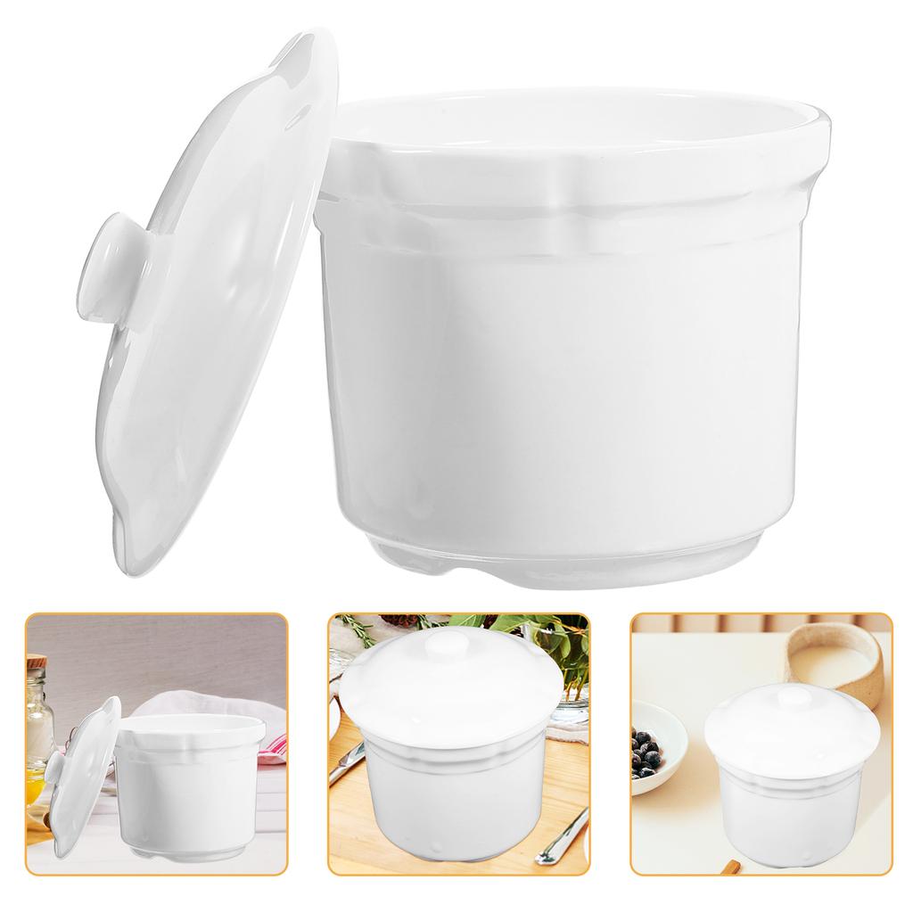 Zwiebel Keramik Eintopftopf Miss Butter Pudding Tassen Keramik Sauce Pan mit Deckel Home Küche Versorgung