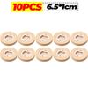 1/10PCS Round Bamboo Bottle Openers Magnetic Beer Bottle Opener Portable Fridge Magnet Opener for Wedding Party Beverages Gadget1