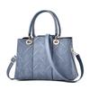 Temperament Middle-aged Women's Bag Fashion Leather Bag Large Capacity Handheld Straddle Shoulder Mother Bag Handheld Big Bag