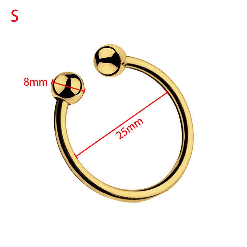 2 Perlen zum Öffnen von Penisringen aus Metall, Bondage-Cockring hinter der Eichel, Bondage-Schwanz, Verzögerung der Ejakulation, erotisches Sexspielzeug für Männer, Shop
