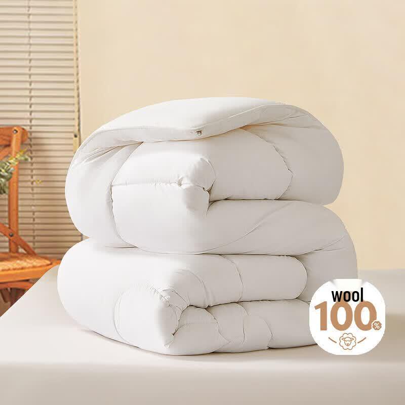 Mercury Home Textiles Зимнее утолщенное одеяло 100% австралийской шерсти 150cm x 210cm
