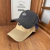 Casual Spring and Autumn New Embroidered Baseball Cap Hard Top Wide Eaves Show Face Small Literary Versatile Cap Tide
