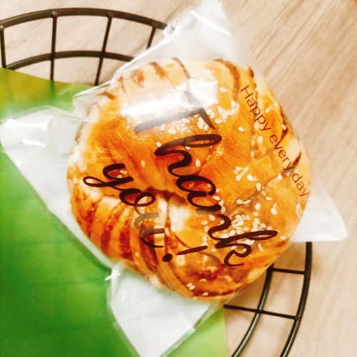 100 OPP Raisin Sandwich Bags, Side-Seal Bags for Sweets, Bread, and Cookies, with Adhesive Tape, Semi-Transparent, for Wrapping, Individually Wrapping
