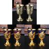 Vintage Metal Water Cup Set With Geometric Design For Home Decor And Giftgiving