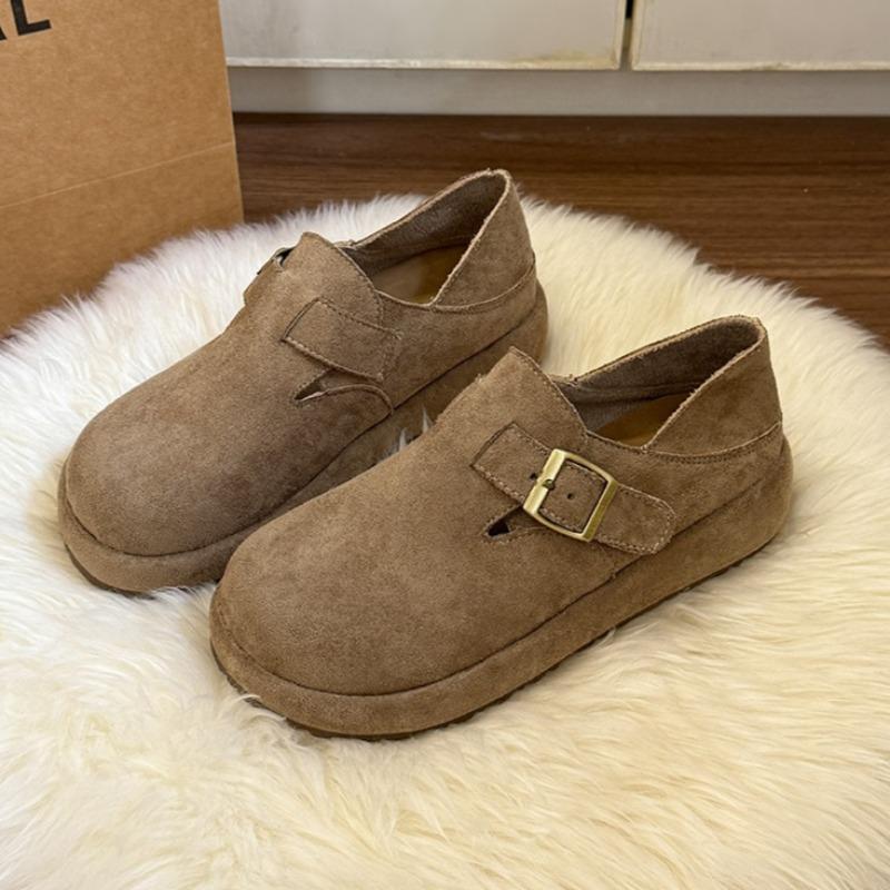 Flats Women's Suede Shoes 2025 Autumn Fashion Sport Shoes Designer Casual Sneakers Cozy Running New Trends Zapatillas De Mujer