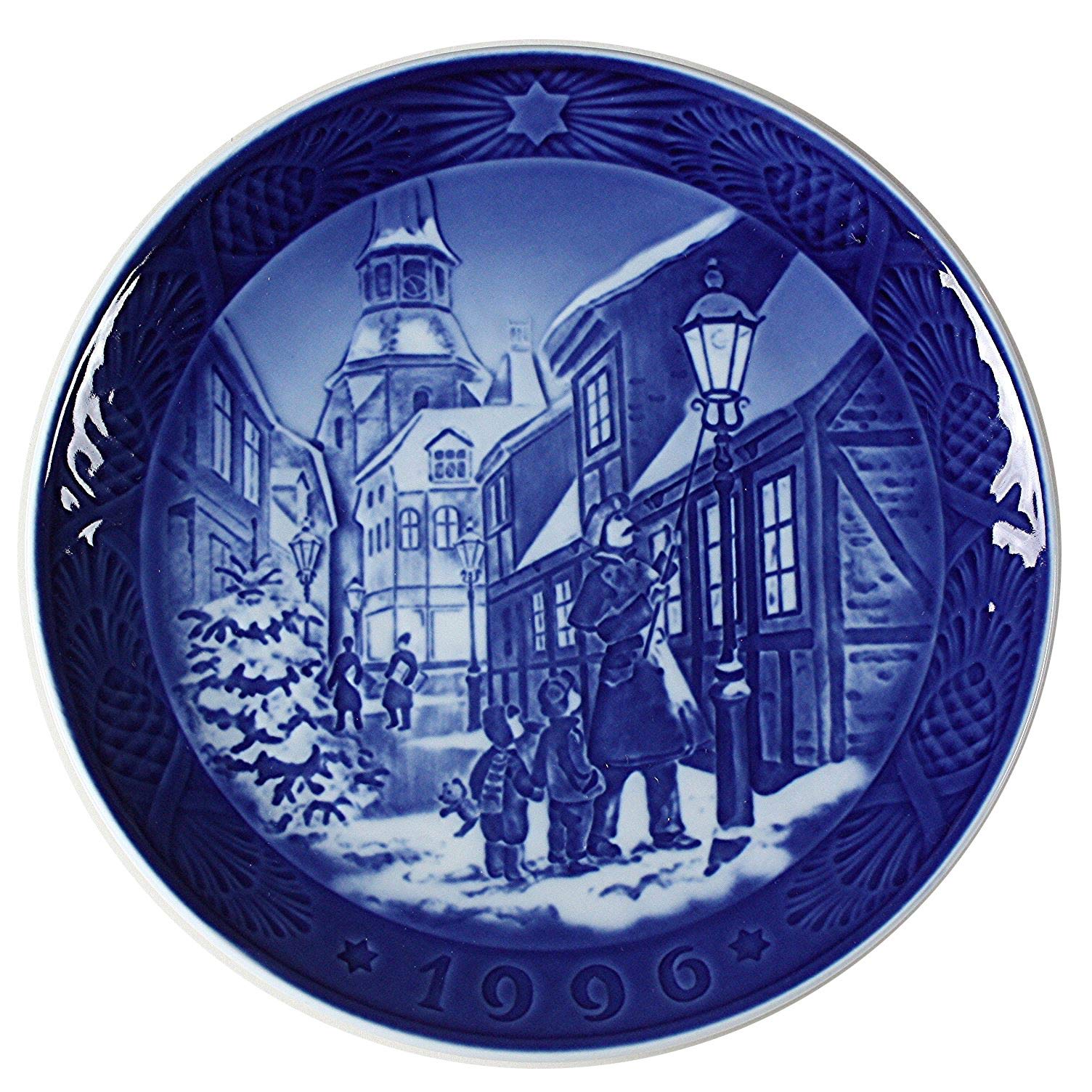 

1996 Королевский Копенгаген Годовая тарелка «Зажигающий уличный фонарь» [Параллельный импорт]