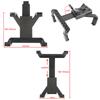 Universal Back Seat Headrest Tablet Holder Adjustable Car Mount Stand Suitable For 9 To 13 Inch Tablet Rear Seat Travel Accessory