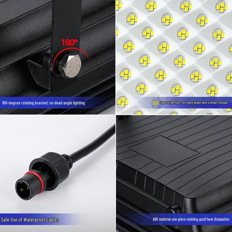 Xunhui High-Power Waterproof Solar Outdoor Floodlight