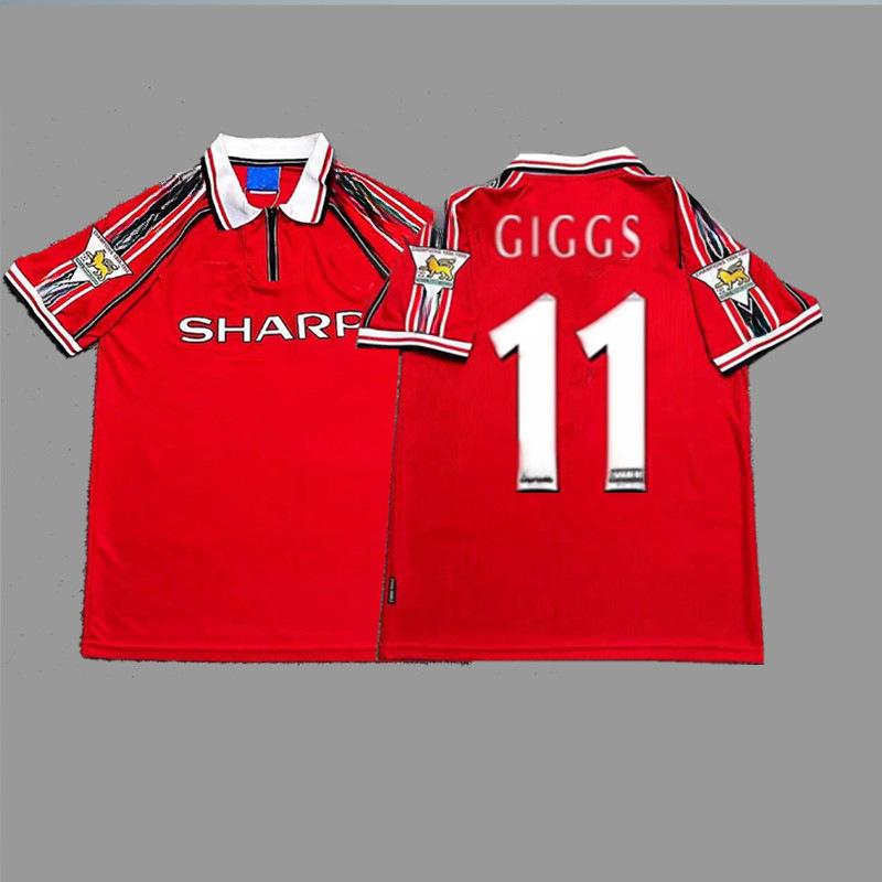 Maglia da calcio vintage Beckham Zidane Messi C Ronaldo maglia classica da campionato
