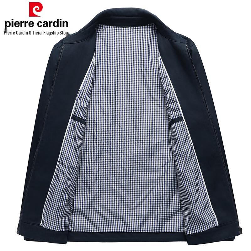 Pierre Cardin Men's 100% Cotton Casual Lapel Jacket
