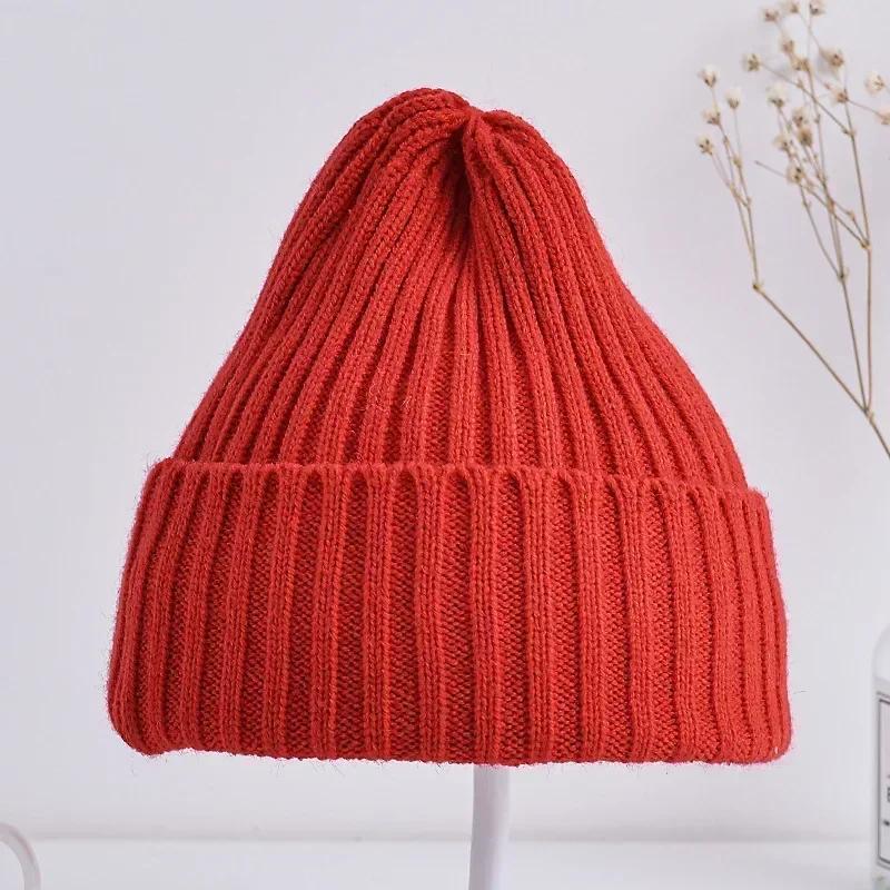 Korean Kids Hats for Girls Boys Crochet Bonnet Toddler Girl Cap Children Baby Photography Props Children Accessories Stuff