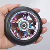 2lots Scooters Replacement Wheel with Bearings Aluminum Alloys Scooters Wheel for Aggressive Trick Cycling