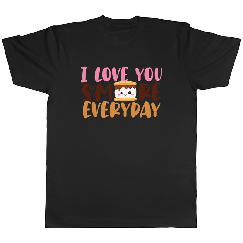 Love You Smore T-Shirt homme dr?le saint valentin guimauve T-Shirt cadeau S