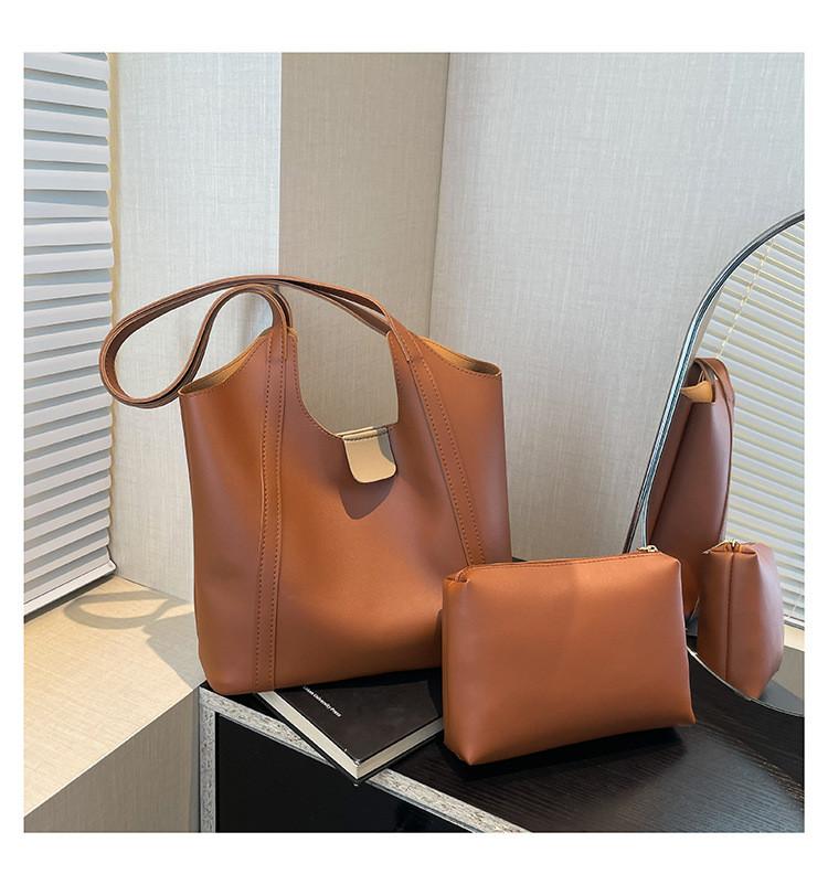 Sac Seau en PU à Fermeture Magnétique pour Usage Quotidien Mode Femme